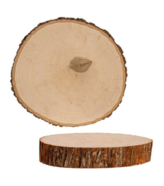 Walnut Hollow Extra Large Round Thick Basswood Country Plank