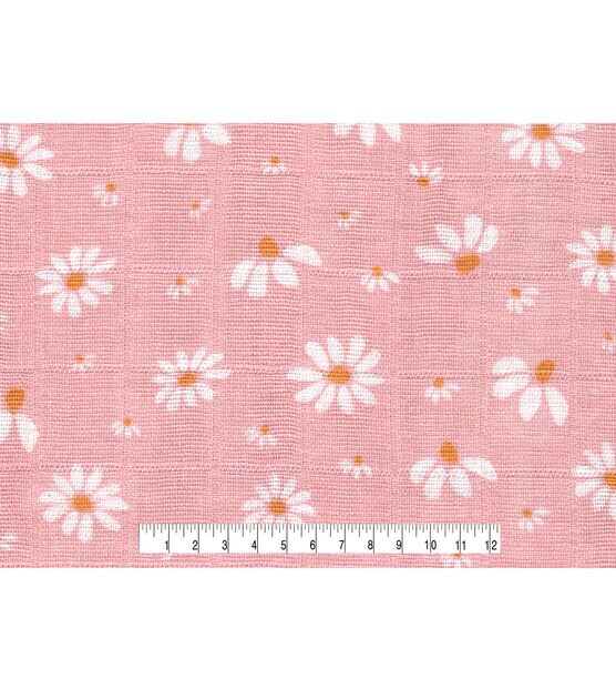 Daisies Cotton Swaddle Nursery Fabric by Lil' POP!, , hi-res, image 4