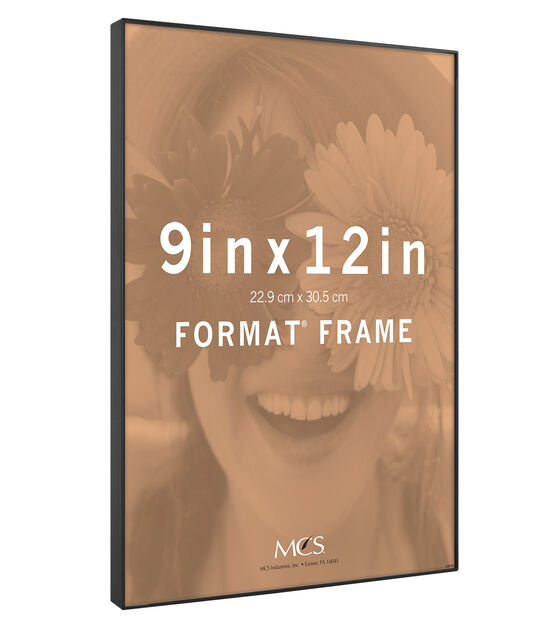 MCS 9" x 12" Front Loading Black Wall Frame, , hi-res, image 2