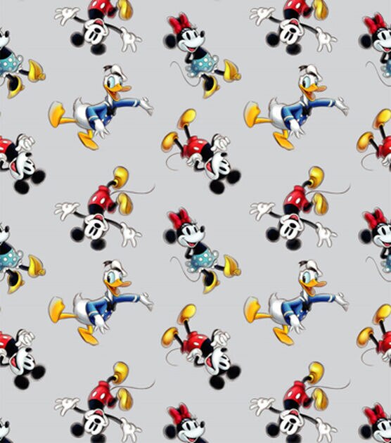 Disney 100 Mickey And Friends Sketch Cotton Fabric, , hi-res, image 2