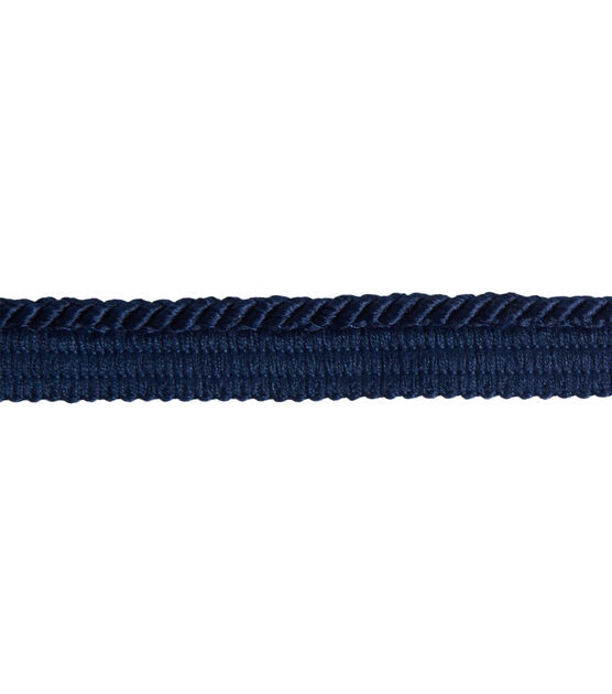 3/16in Navy Twisted Lip Cord Trim by Signature Series, , hi-res, image 5