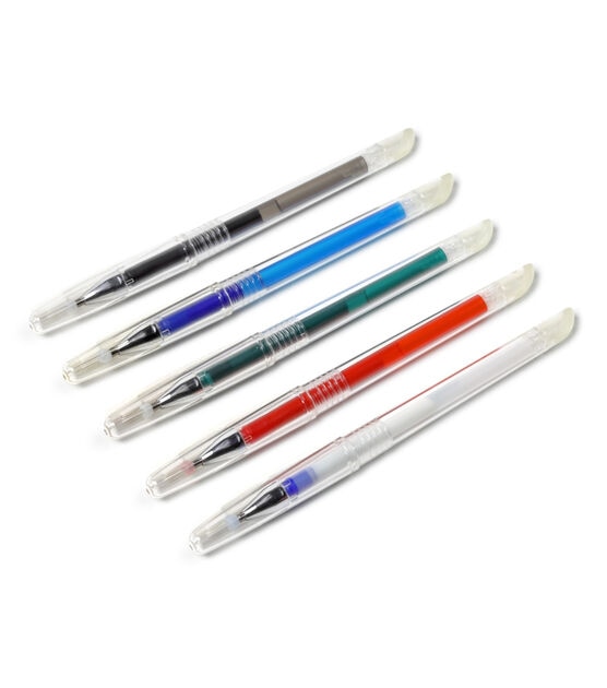Dritz Heat Erase Marking Pens, 5 pc, Assorted Colors