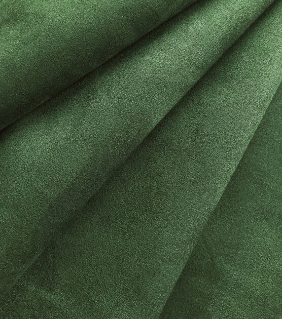 Deep Forest Scuba Faux Suede Fabric, , hi-res, image 2