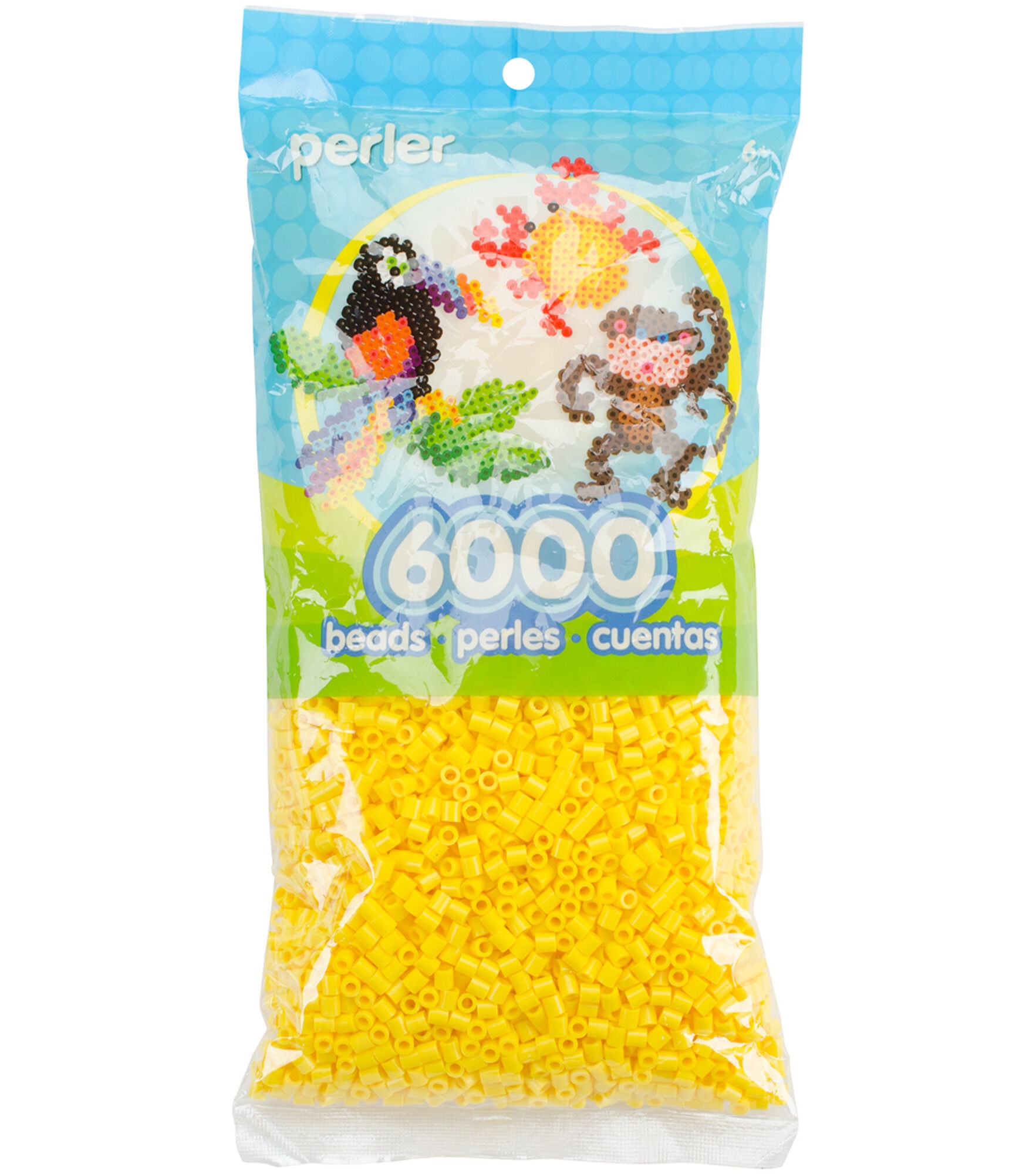 Perler 6000pc Beads, Yellow, hi-res
