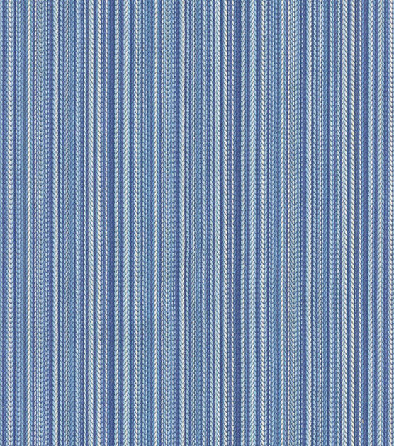 Waverly Multi Purpose Decor Fabric 54" Cozy Up Stripe & Denim