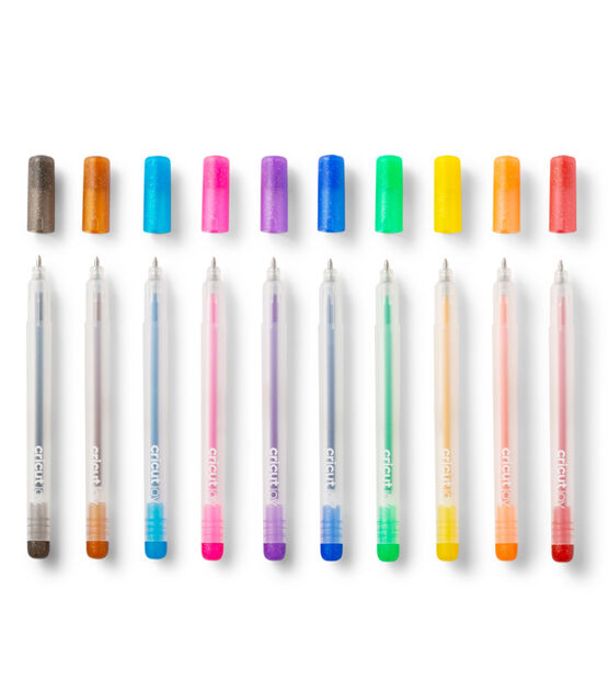 Cricut Joy 0.8mm Rainbow Glitter Gel Pens 10ct, , hi-res, image 2