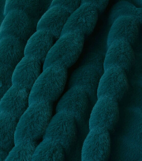 P/K Lifestyles Lush Chevron Teal Chenille Multi-Purpose Fabric, , hi-res, image 2