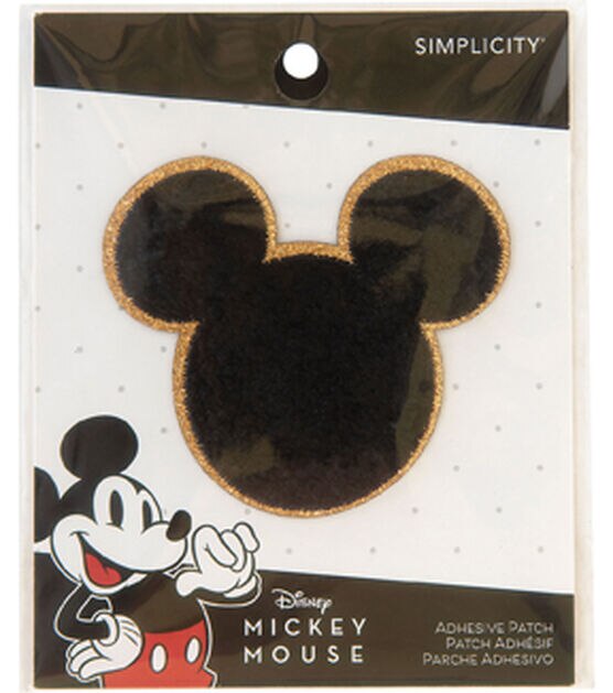 Mickey Mouse - Mickey Mouse - Walt Disney Company - round- Patch - Back  Patches