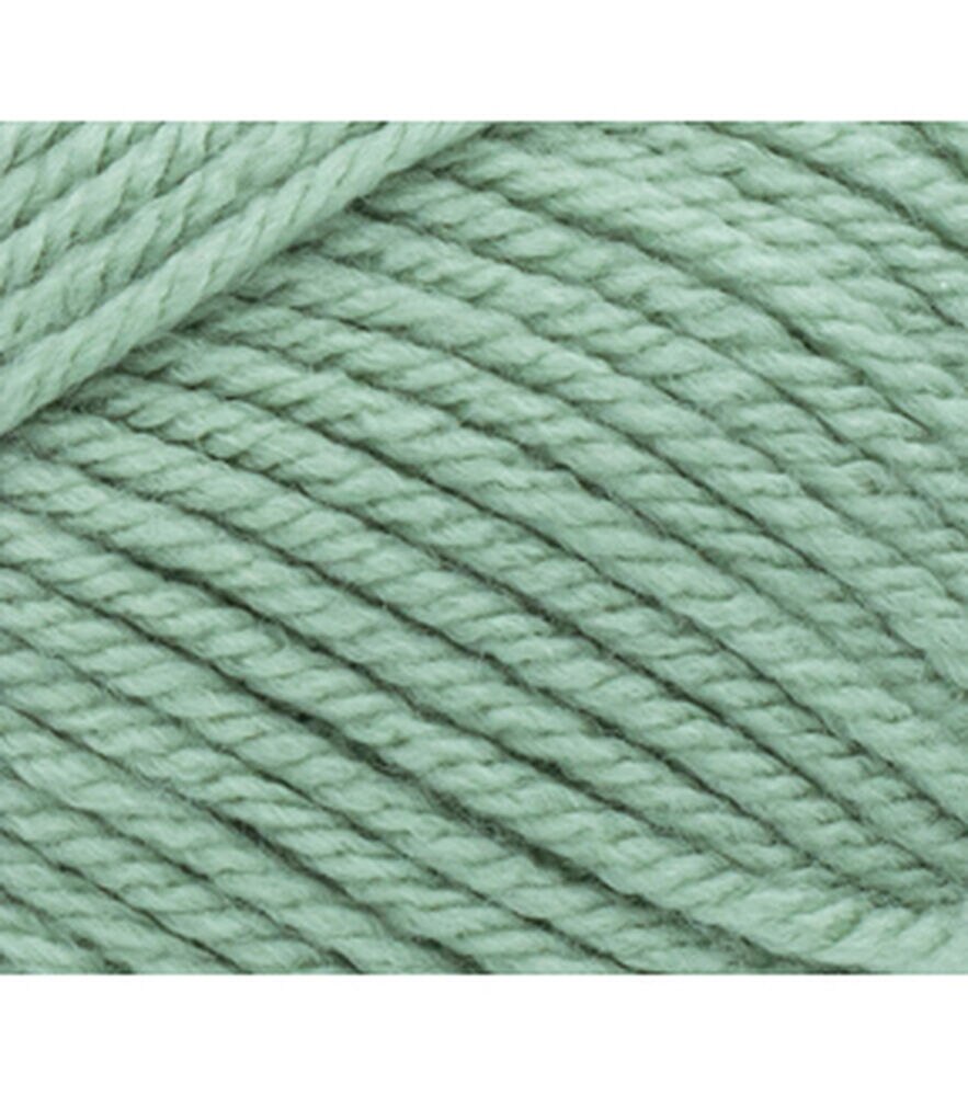 Lion Brand Basic Stitch Anti Pilling Worsted Acrylic Yarn, Sage, swatch, image 12