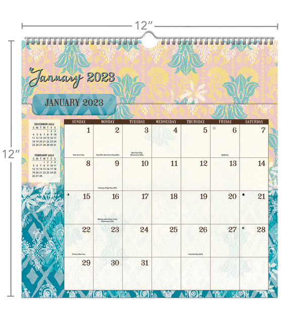 LANG 2023 Bohemian File It Calendar, , hi-res, image 5