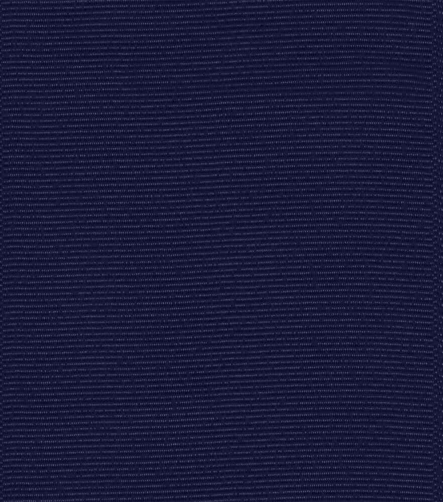 Offray 3"x9' Grosgrain Solid Ribbon, Navy, swatch
