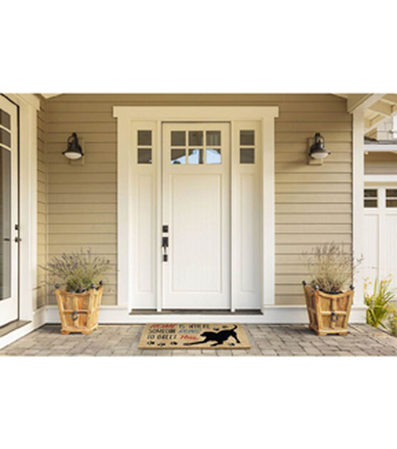 Design Imports 17" x 29" Home Dog Coir Door Mat, , hi-res, image 4
