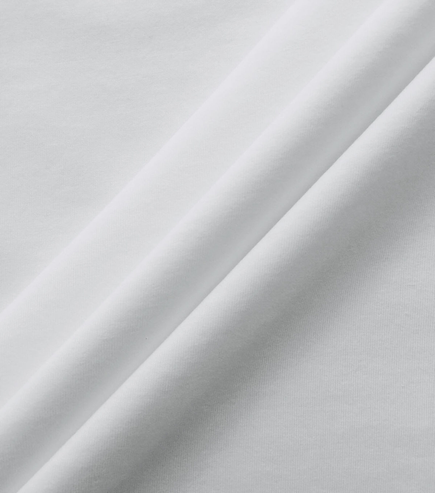 Brilliant White Solid Jersey Knit Fabric by POP!