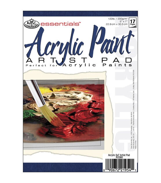 Essentials Acrylic Paint Paper Pad 5"X7"