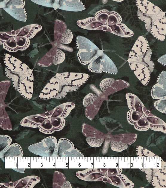 Moths Super Snuggle Flannel Fabric, , hi-res, image 3
