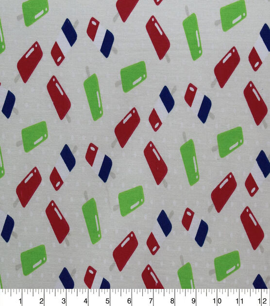 Americana Popsicles Quilt Cotton Fabric by Quilter's Showcase