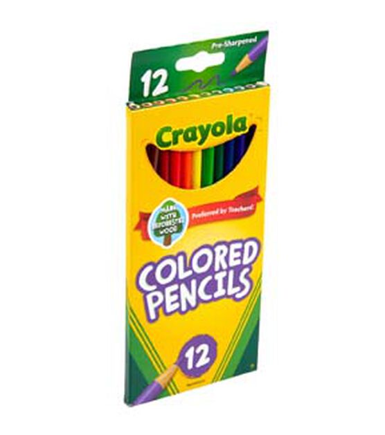 Crayola 12ct Bright Long Colored Pencils, , hi-res, image 5