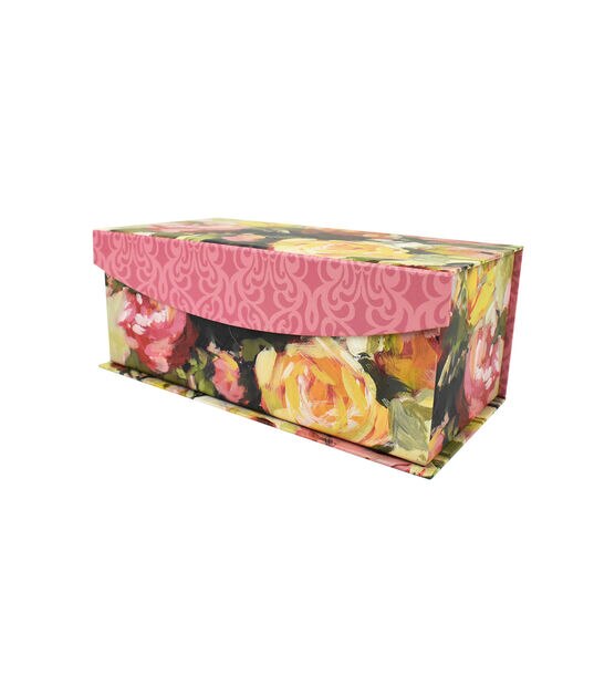 11.5" Gallery Floral Fliptop Box