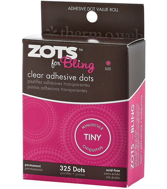 Zots For Tiny Bling Clear Adhesive Dots