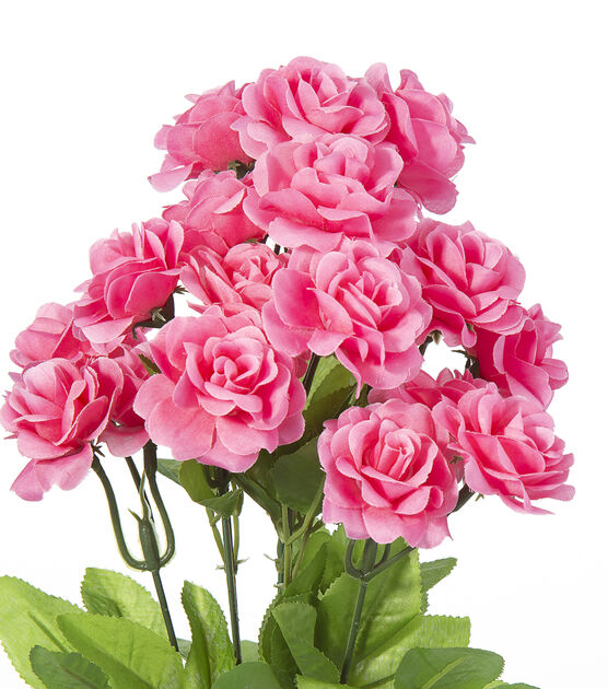 17" Pink Rose Bush by Bloom Room, , hi-res, image 2