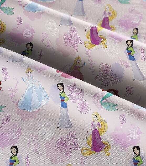 Disney Cotton Fabric Princess Toss, , hi-res, image 3