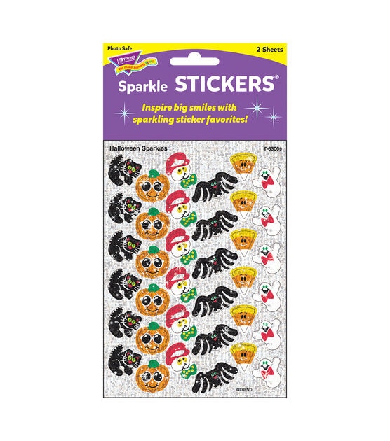 Trend 864pc Halloween Sparkles Stickers, , hi-res, image 3
