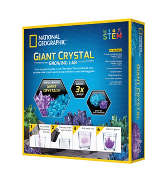 National Geographic 2ct Giant Crystal Growing Lab Kit, , hi-res, image 2