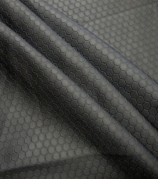 4-Way Stretch Fabric, Raised Honeycomb Print, Black – CosplayFabrics  International