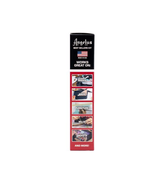 Angelus Acrylic Leather Paint Best Sellers Kit, 1 oz., 12 Colors, , hi-res, image 4