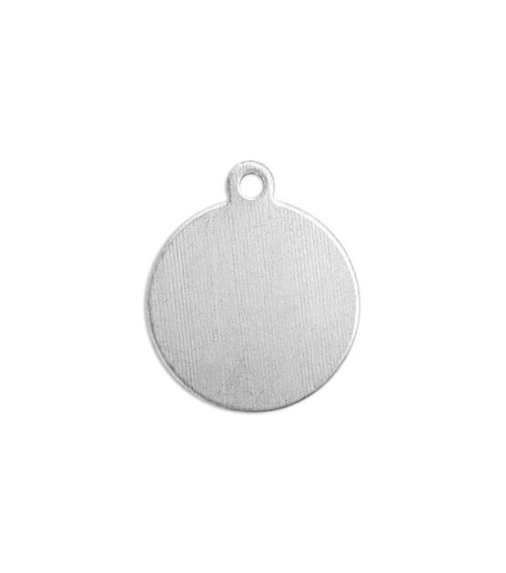 ImpressArt 0.5'' Aluminum Circle Tag with Ring Premium Stamping Blanks