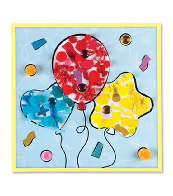 Faber-Castell 13" Sensory Craft Balloons Sticky Wall Art, , hi-res, image 5