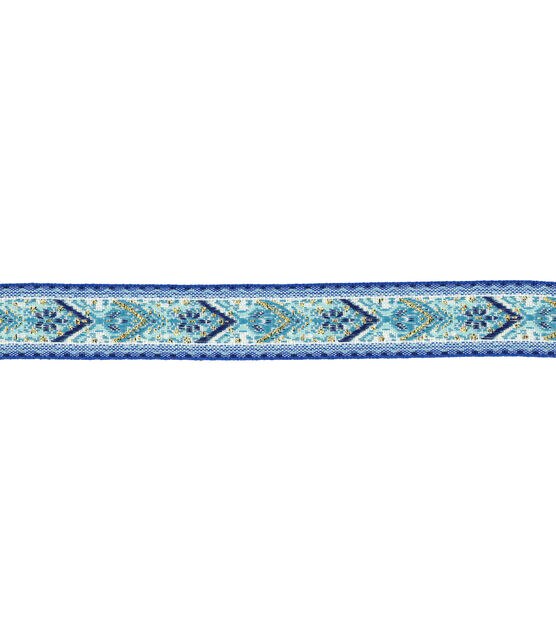 Wrights Woven Band Trim 0.75'' Light Blue, , hi-res, image 2