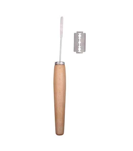 Stainless Steel Dough Lame With Wood Handle by STIR, , hi-res, image 4
