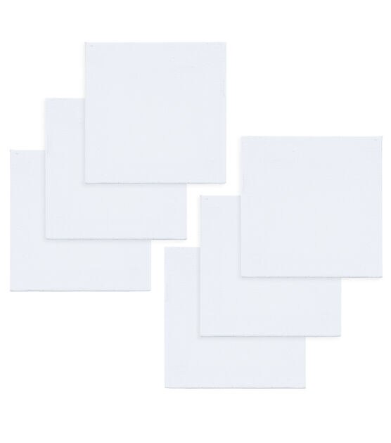 Black Mini Painting Canvases (Pack of 3)