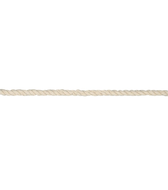 Simplicity Twisted Cotton Cord Trim 0.19'' Natural, , hi-res, image 2