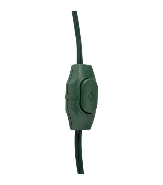 Northlight 9ft Green Indoor Extension Cord -9 Outlets and Foot Switch, , hi-res, image 2