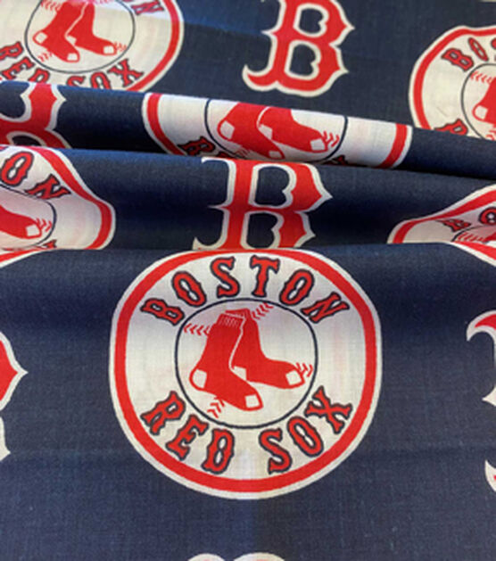 Fabric Traditions Boston Red Sox Cotton Fabric Blue, , hi-res, image 3