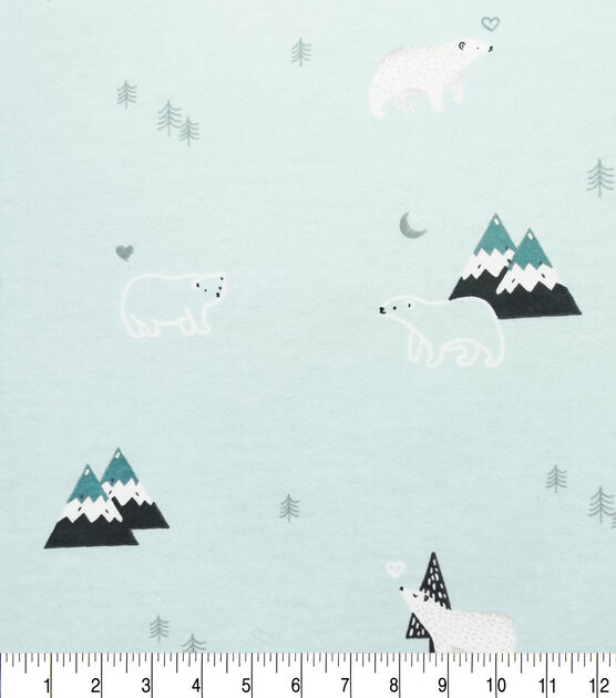 Arctic Cotton Flannel Nursery Fabric by Lil' POP!, , hi-res, image 3