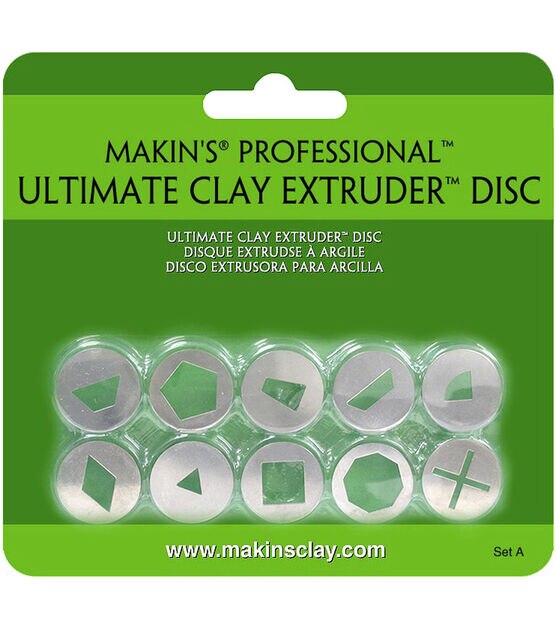 Makin's 20pc Modeling Clay Extruder Discs