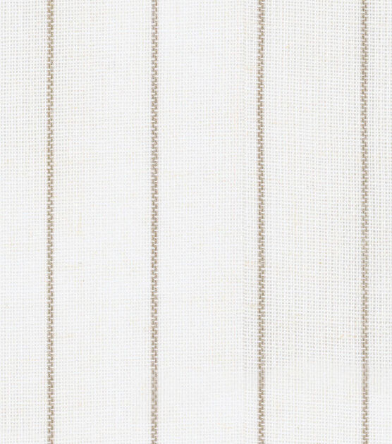 P/Kaufmann Drapery Fabric 56'' Linen Linet Stripe, , hi-res, image 3