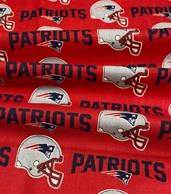 Fabric Traditions New England Patriots Cotton Fabric Red, , hi-res, image 3