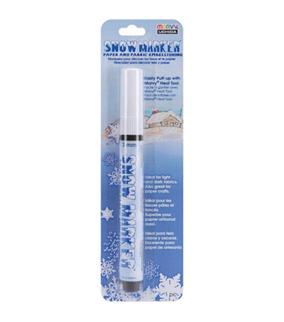 Marvy Uchida 3mm White Snow Marker
