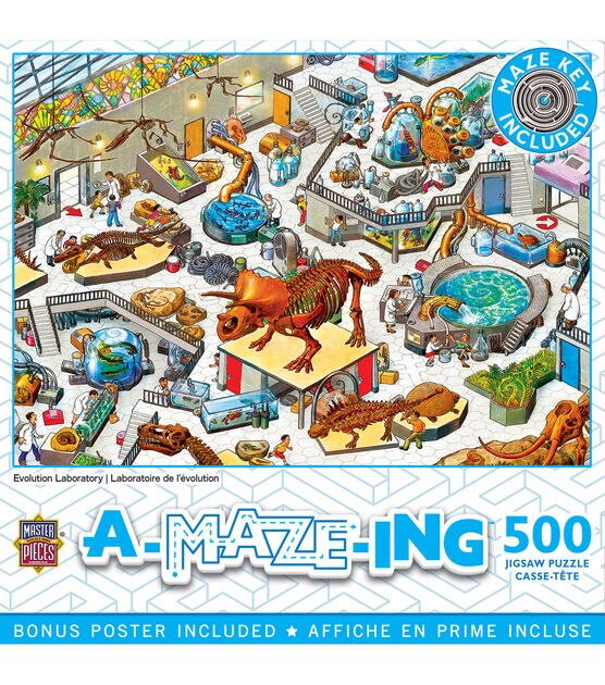 MasterPieces 15" x 21" Evolution Laboratory Jigsaw Puzzle 500pc