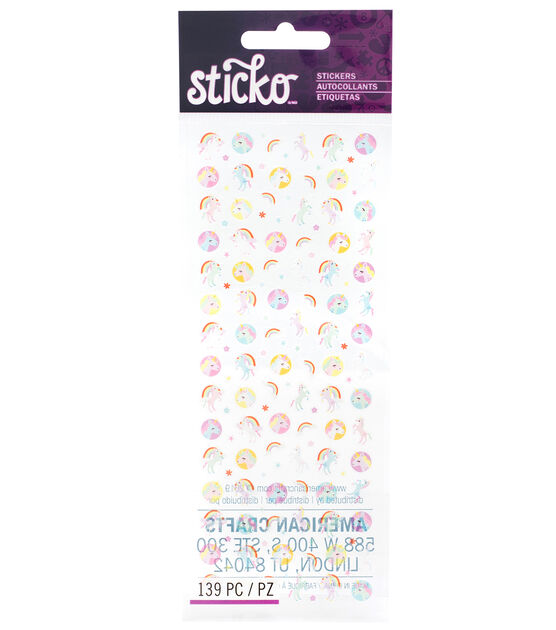 Sticko Unicorn Tiny Stickers