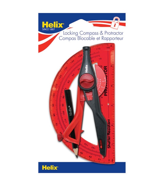 Helix Protractor & Compass Set