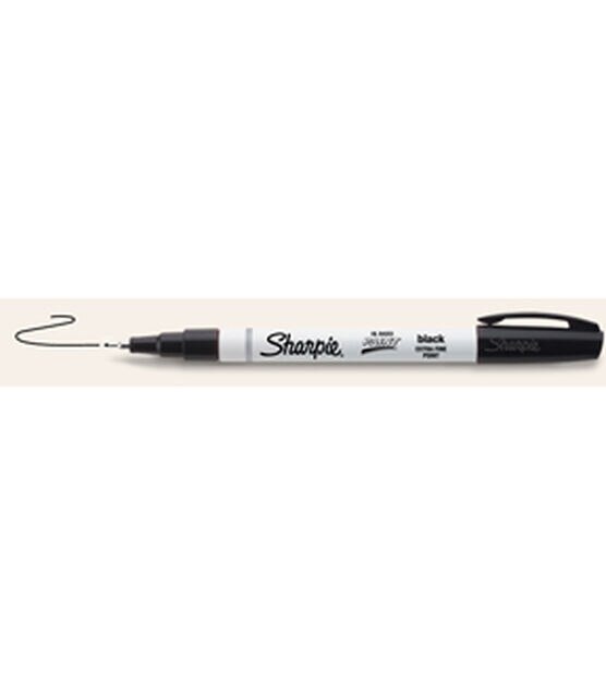Sharpie Fine Tip Markers Black  Oil and Cotton – Oil & Cotton