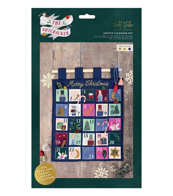 Crafter's Companion Violet Studios Nutcracker Advent Calendar Kit