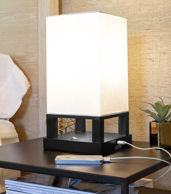 Brightech Maxwell LED Table Lamp with USB Port - Black, , hi-res, image 4