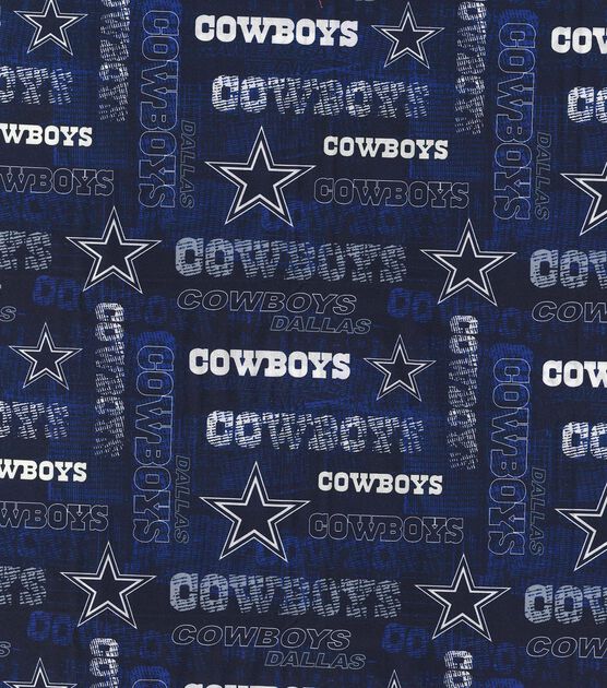Fabric Traditions NFL Dallas Cowboys Slogan Cotton Fabric