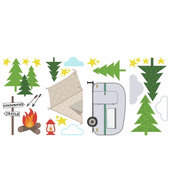 RoomMates Wall Decals Camping